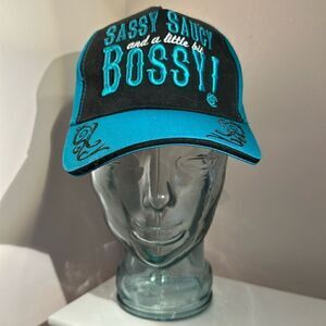 Trucker Cap Baseball Adjustable  Velcro Cotton Sassy Saucy Bossy Embroidered